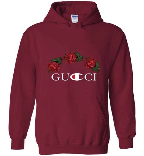 gucci champion hoodie rosen|Gucci hoodie for men.